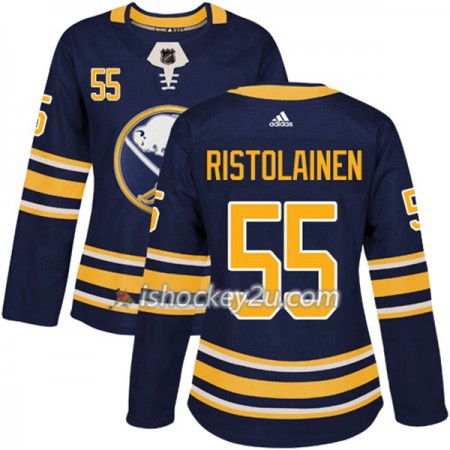Dame NHL Buffalo Sabres Trøje Rasmus Ristolainen 55 Adidas 2017-2018 Marine Blå Authentic